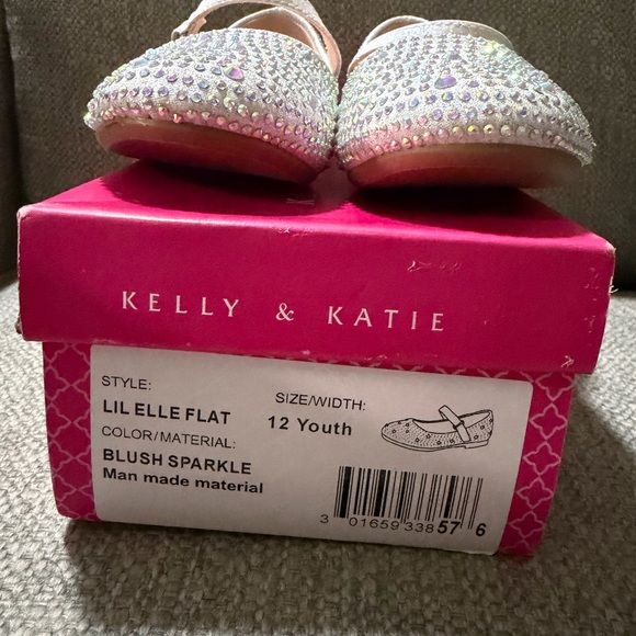 Kelly & Katie Glittery Kids Dress Shoes - Picture 2 of 6